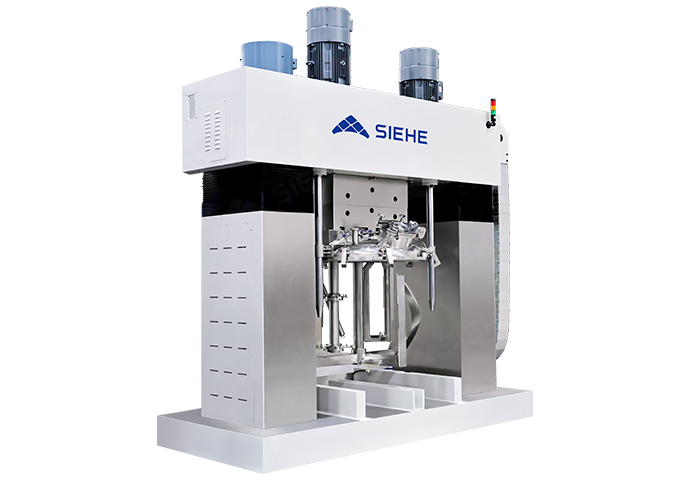Triple shaft Multi-functional Dispersing Mixer