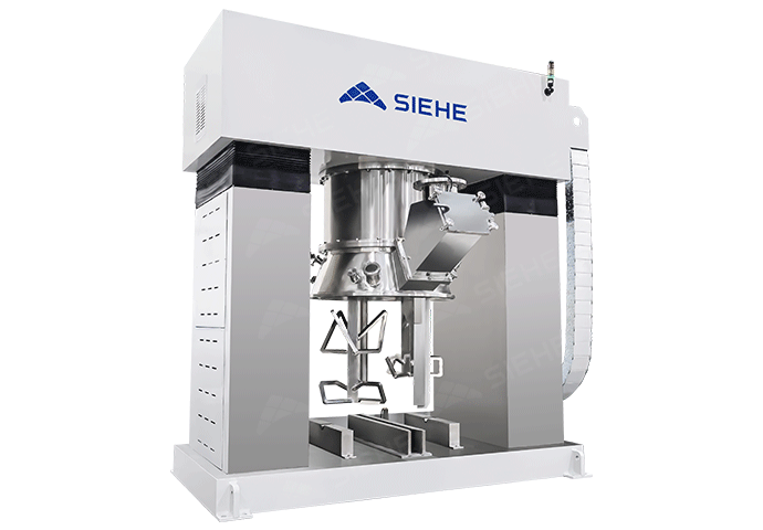Triple shaft Multi-functional Dispersing Mixer