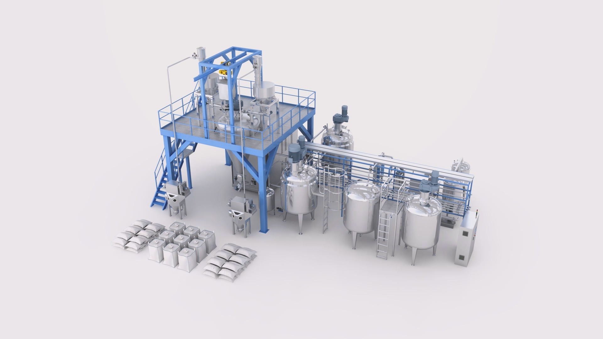 Automatic High Speed Slurry Production System