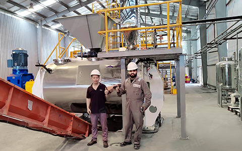 Successfully delivered the New Plough Vacuum Drying System, SIEHE assists Saudi renowned chemical enterprise AMC to efficiently put into production